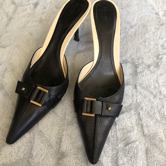 gucci slip on heels